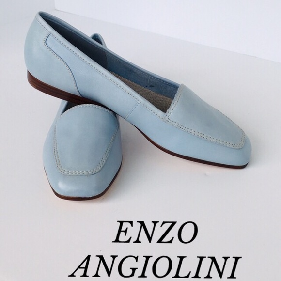 Enzo Angiolini Shoes - NWOT  ENZO ANGIOLINI LIBERTY FLATS BLUE LEATHER